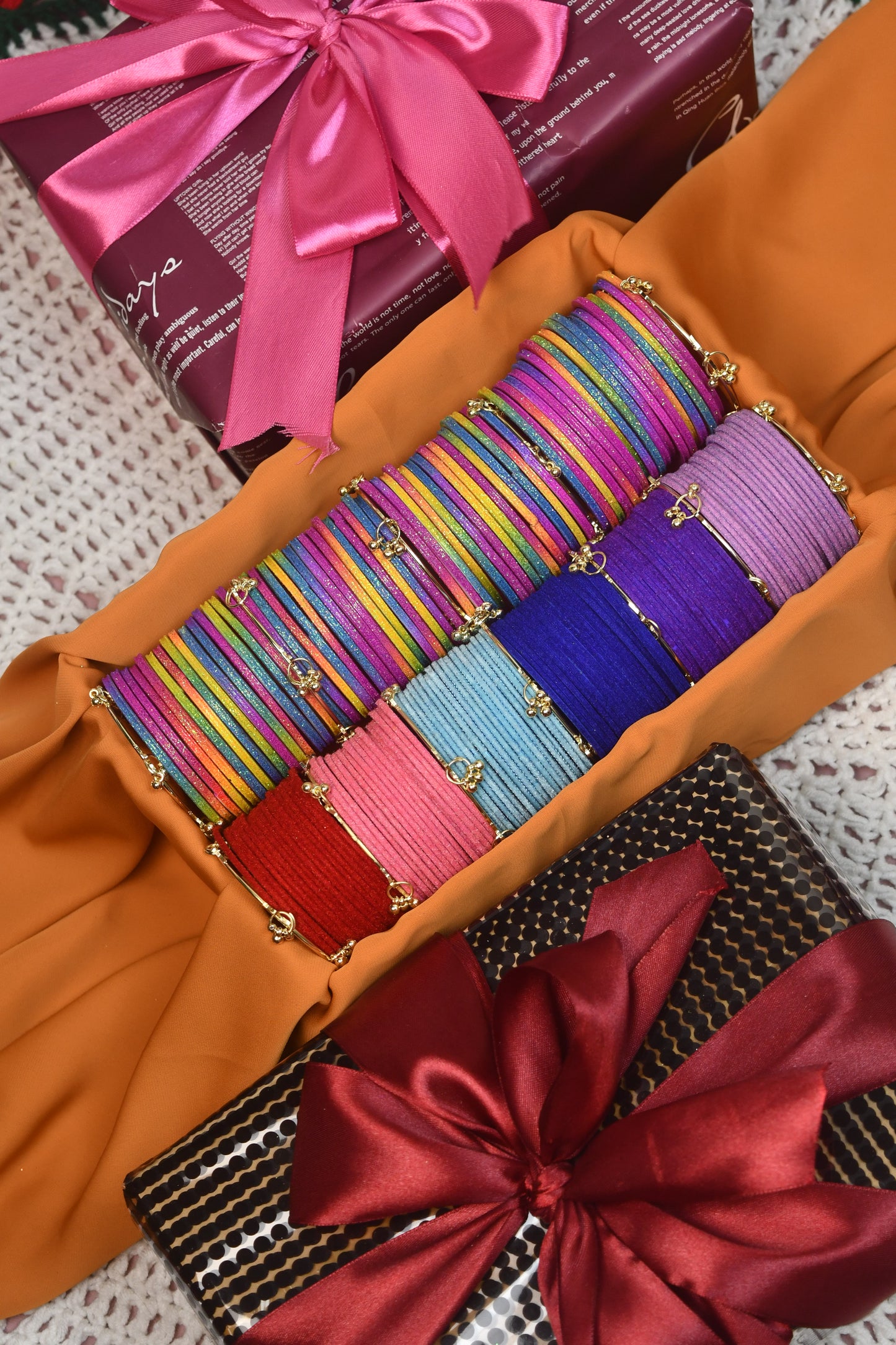 Rainbow & Velvet set (S 24.5)