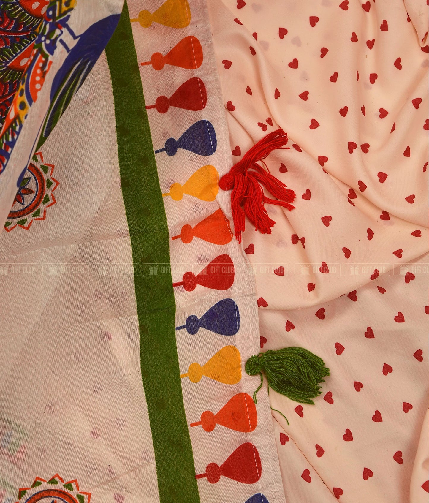"বৈশাখী সাজ (Boishakhi Shaj)" - Complete Cotton Sharee Gift Box
