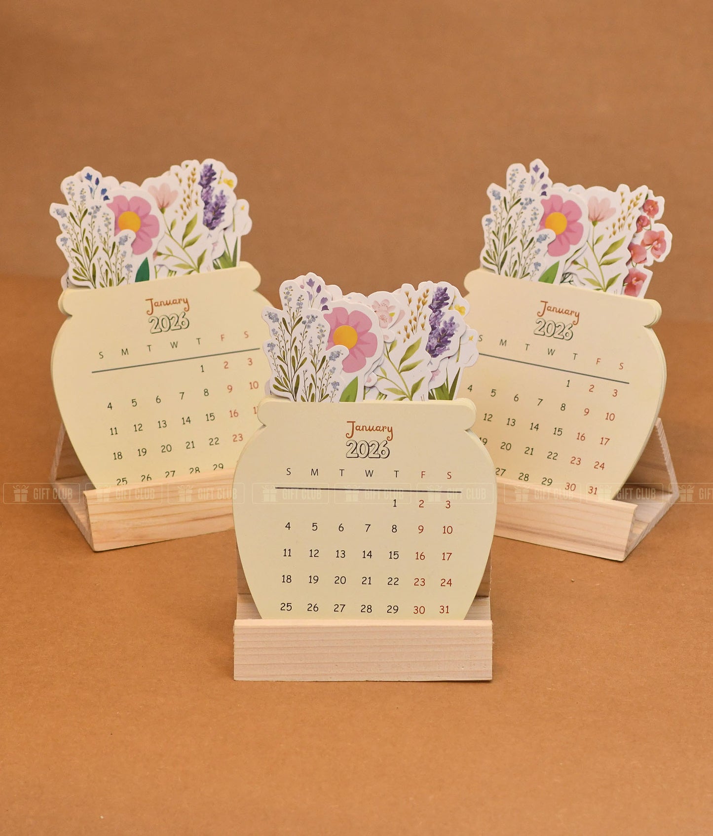 Floral Calendar 2026 - Combo 3