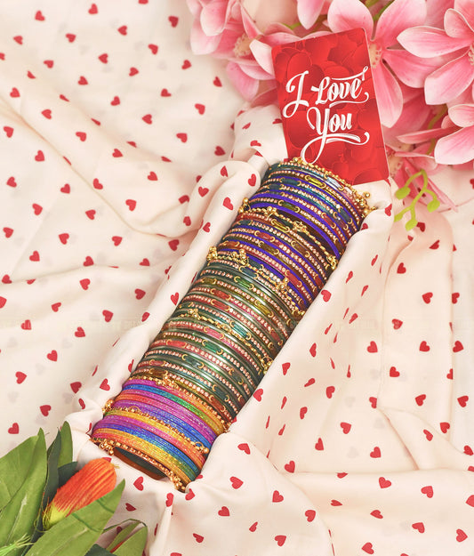 মোহনা (CC 01.4) - Colorful Traditional Bangles
