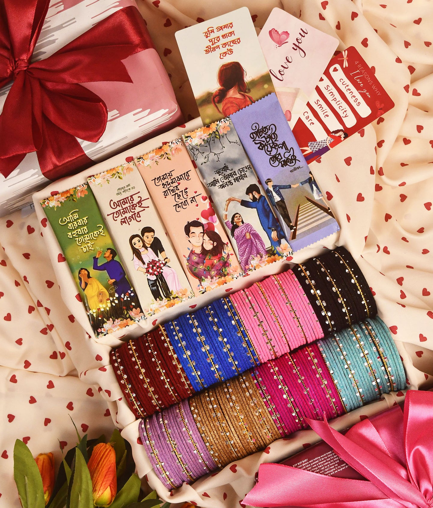 স্বপ্নচারিনী (CX03) - Exclusive Aesthetic Bangle & Sweet Set