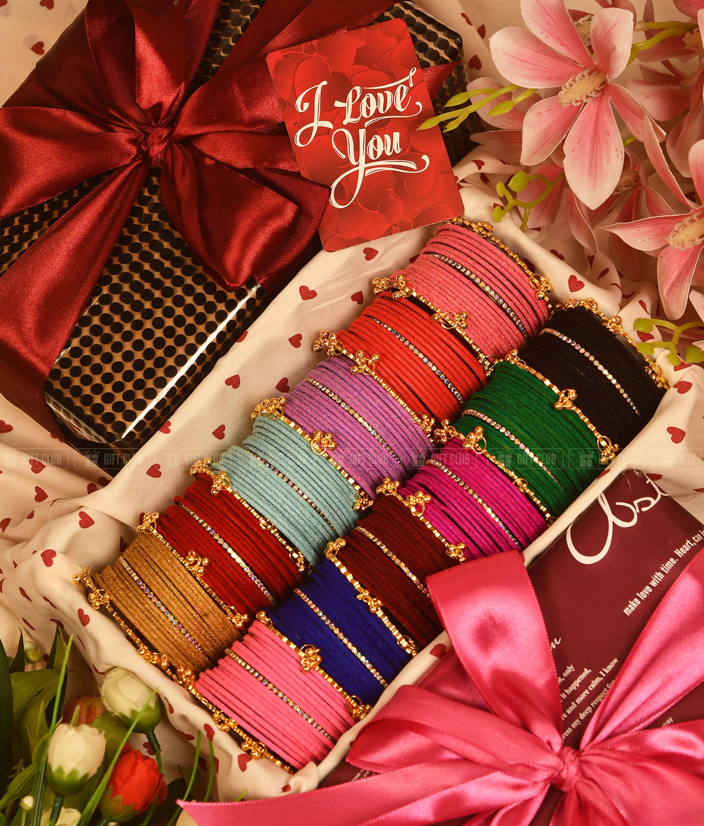 মায়াবী রিনঝিন (Churi S-24) - Grand Ghungroo & Velvet Bangle Set