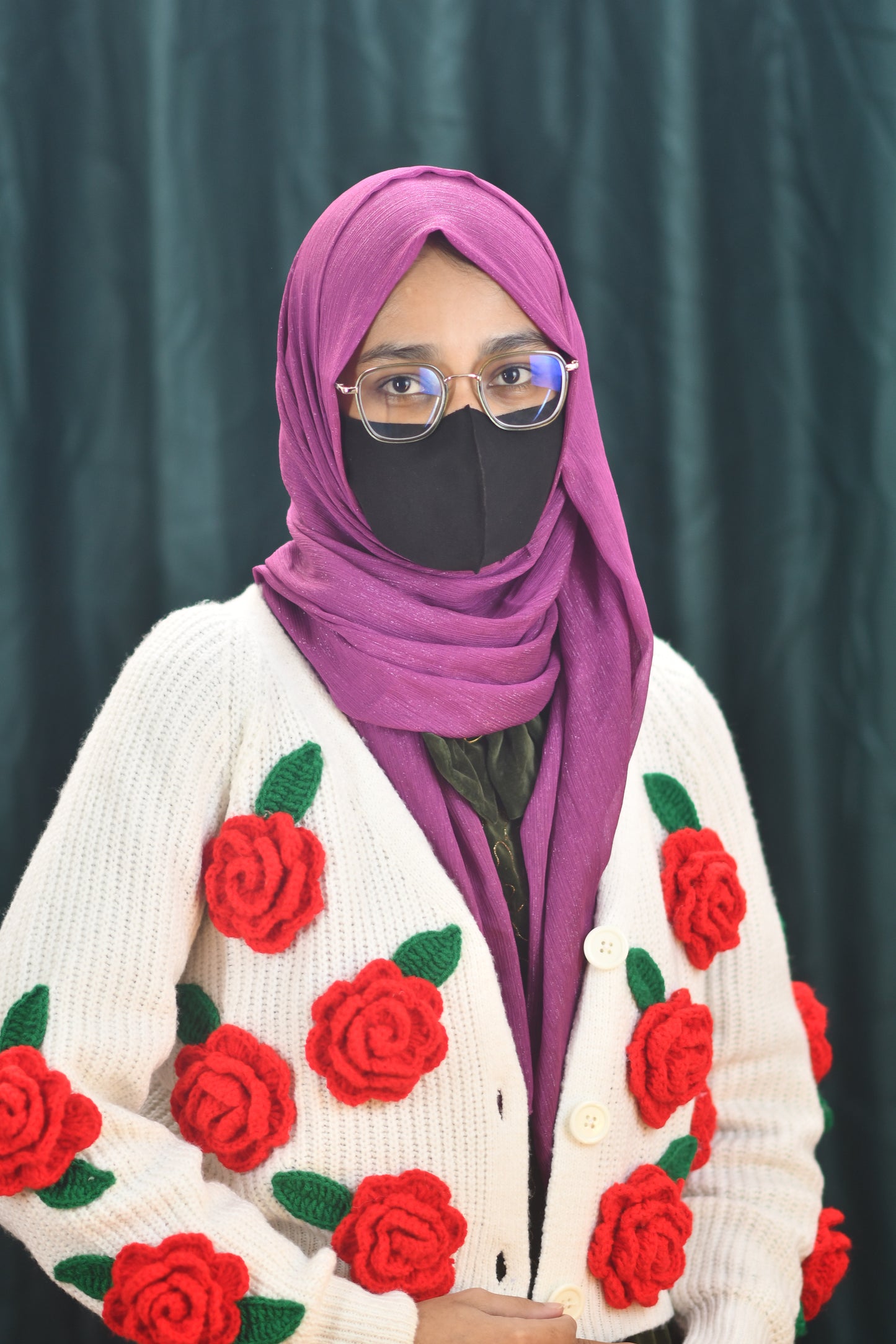 WC 01 - Hand-Crafted Rose Sweater