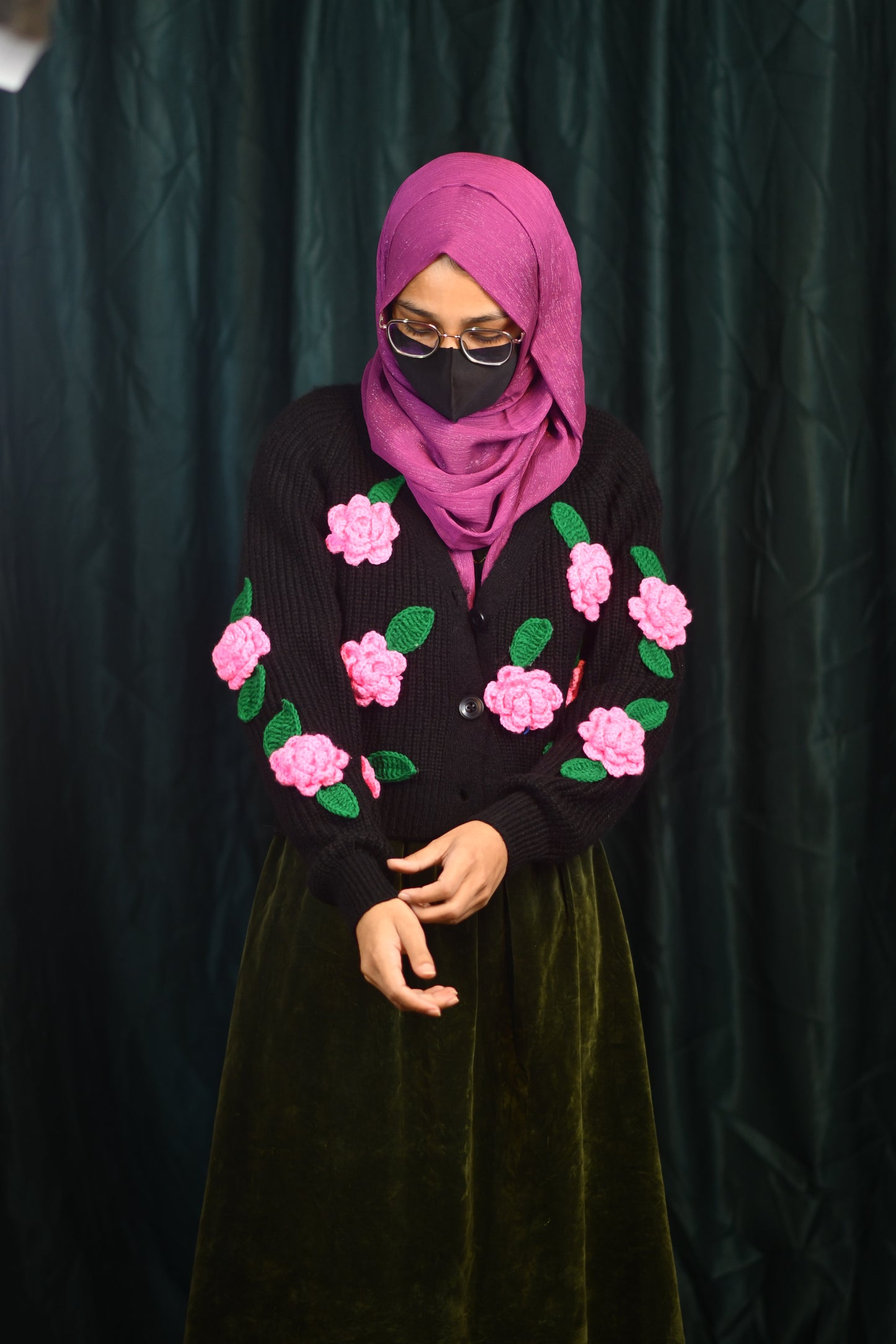 WC 03 - Hand-Crafted Rose Sweater