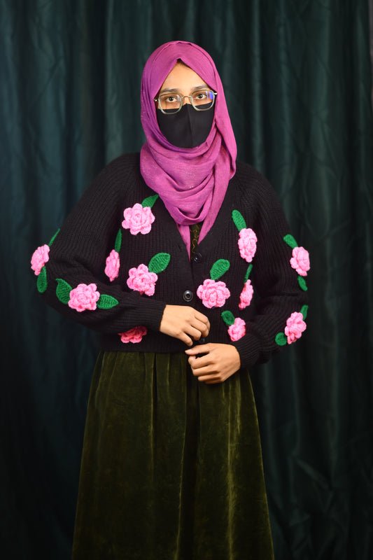 WC 03 - Hand-Crafted Rose Sweater