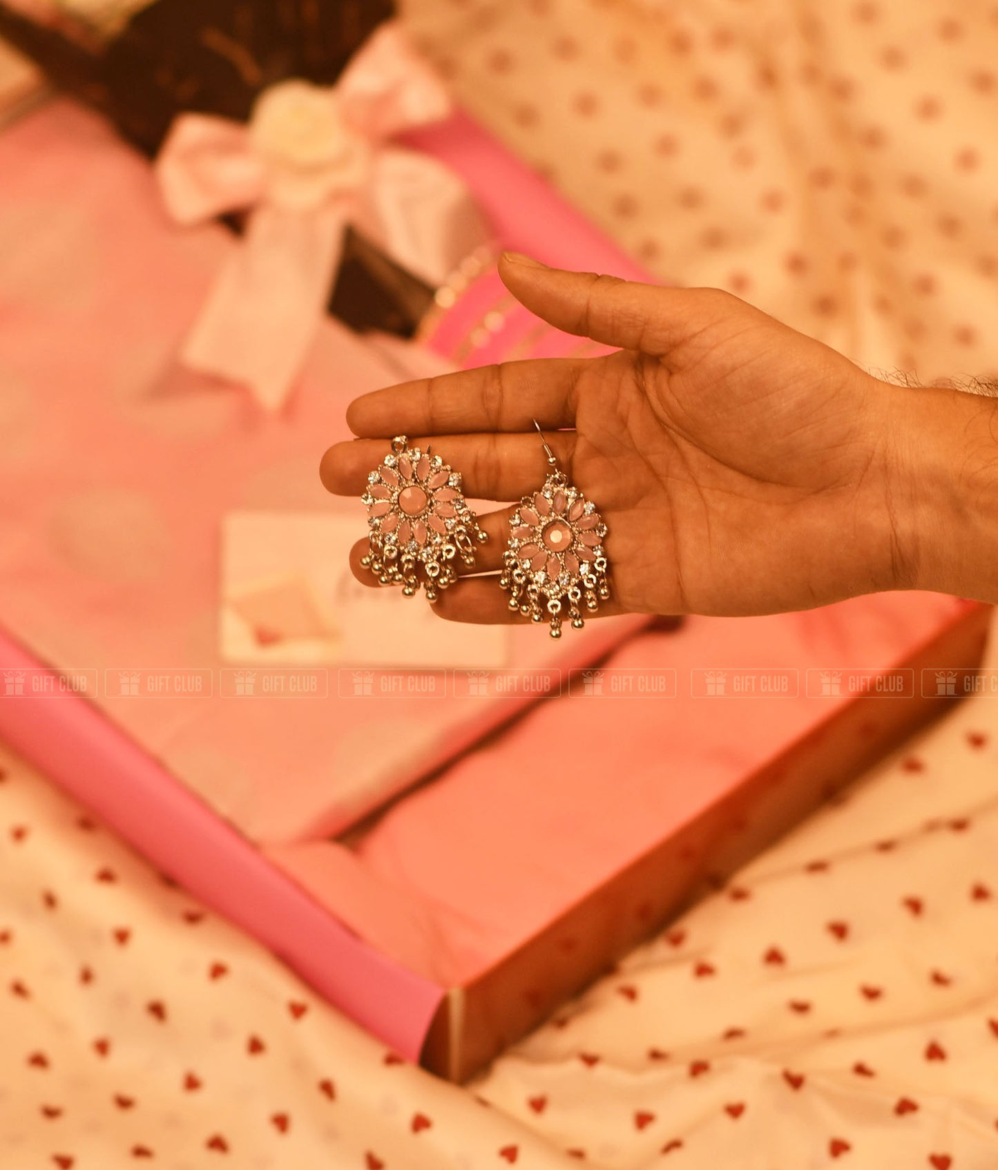 Eidi 1: "Blush Pink" Eid Special Saree & Salami Hamper