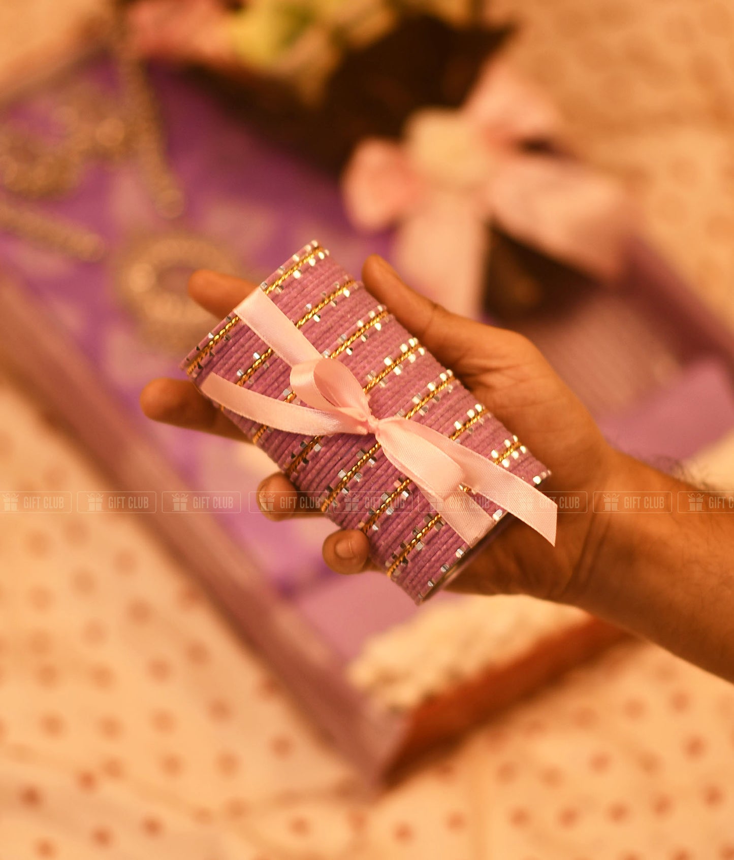 Eidi 3: "Royal Purple" Eid Special Saree & Salami Hamper