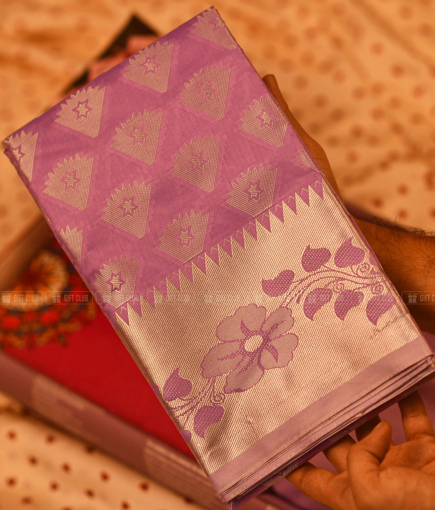 Eidi 3: "Royal Purple" Eid Special Saree & Salami Hamper