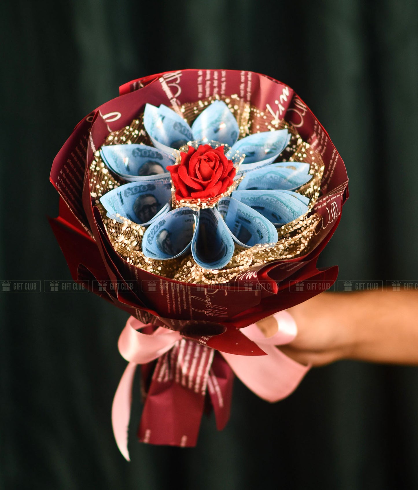 Salami 2 :"Elegant Edition" – Handcrafted Cash Bouquet (1000tk)