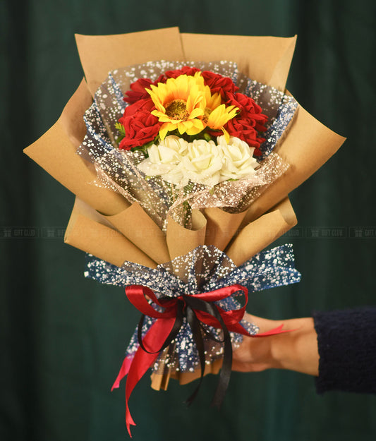 FB04 : (Rodela Bhalobasha) The 'Sunshine & Love' Bouquet"