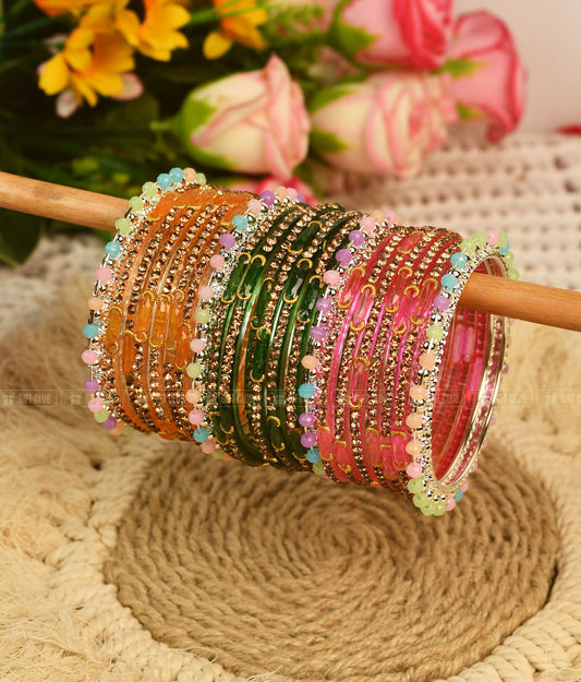 রঙিন কাশ্মীরি (GC 50.10) - Multicolour Kashmeri Churi Set