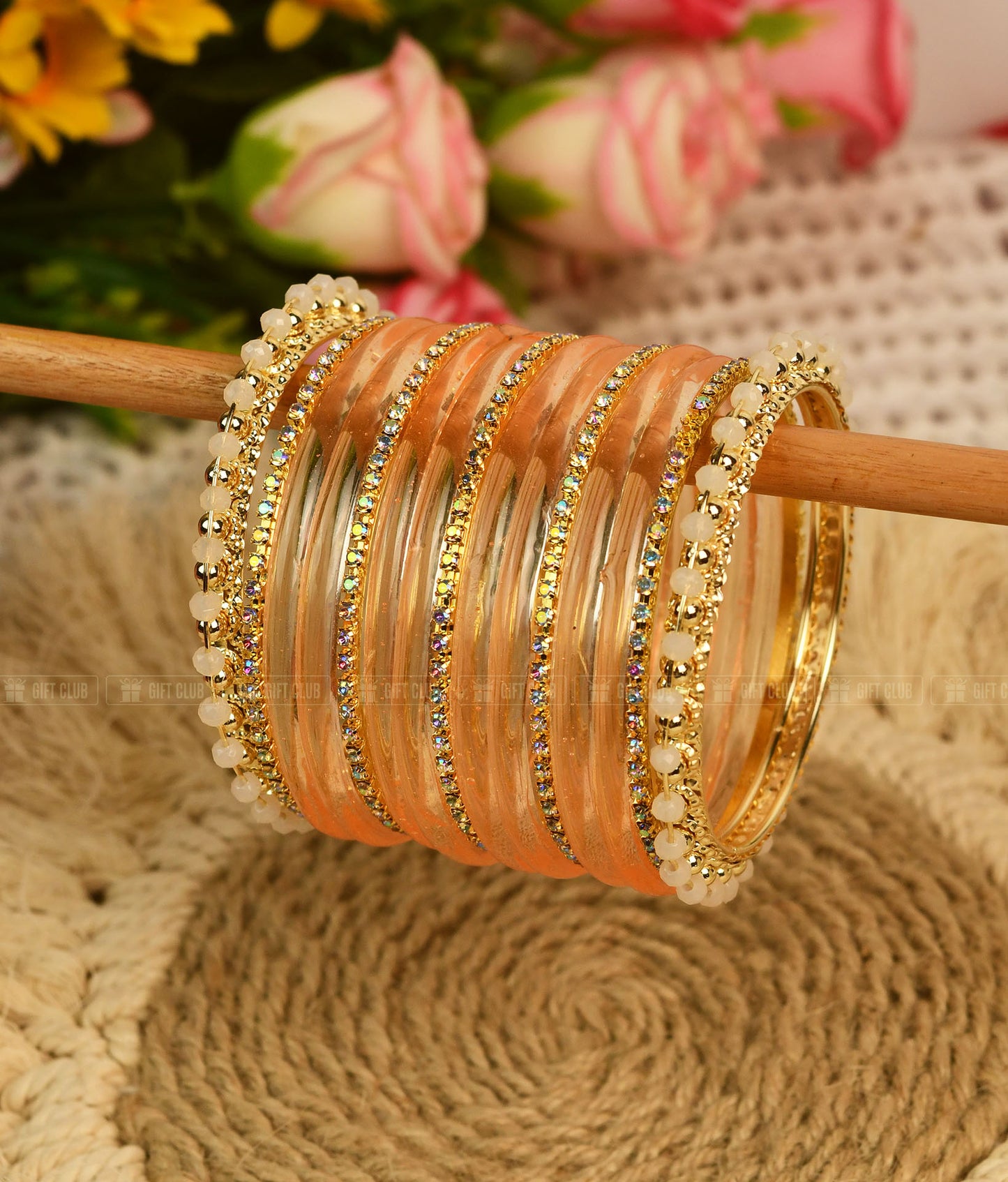 The Glassy Glow (GC 50.6) - Stone Work Filler Bangle Package