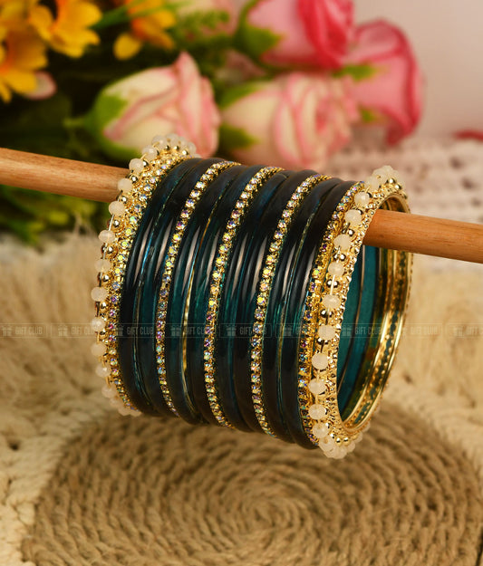 The Glassy Green Glow (GC 50.7) - Exclusive Jelly Bangle Box