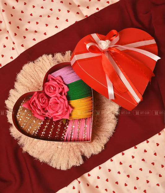 "মায়াবিনী (LX04)" - Premium Churi Collection in Heart Box