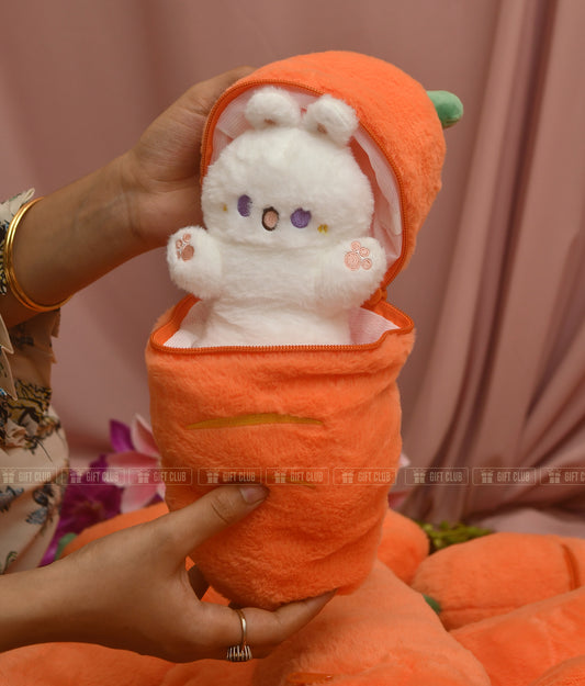 Soft 2 in 1 Plush Doll | Carrot Plush Pillow – Adorable & Snuggly
