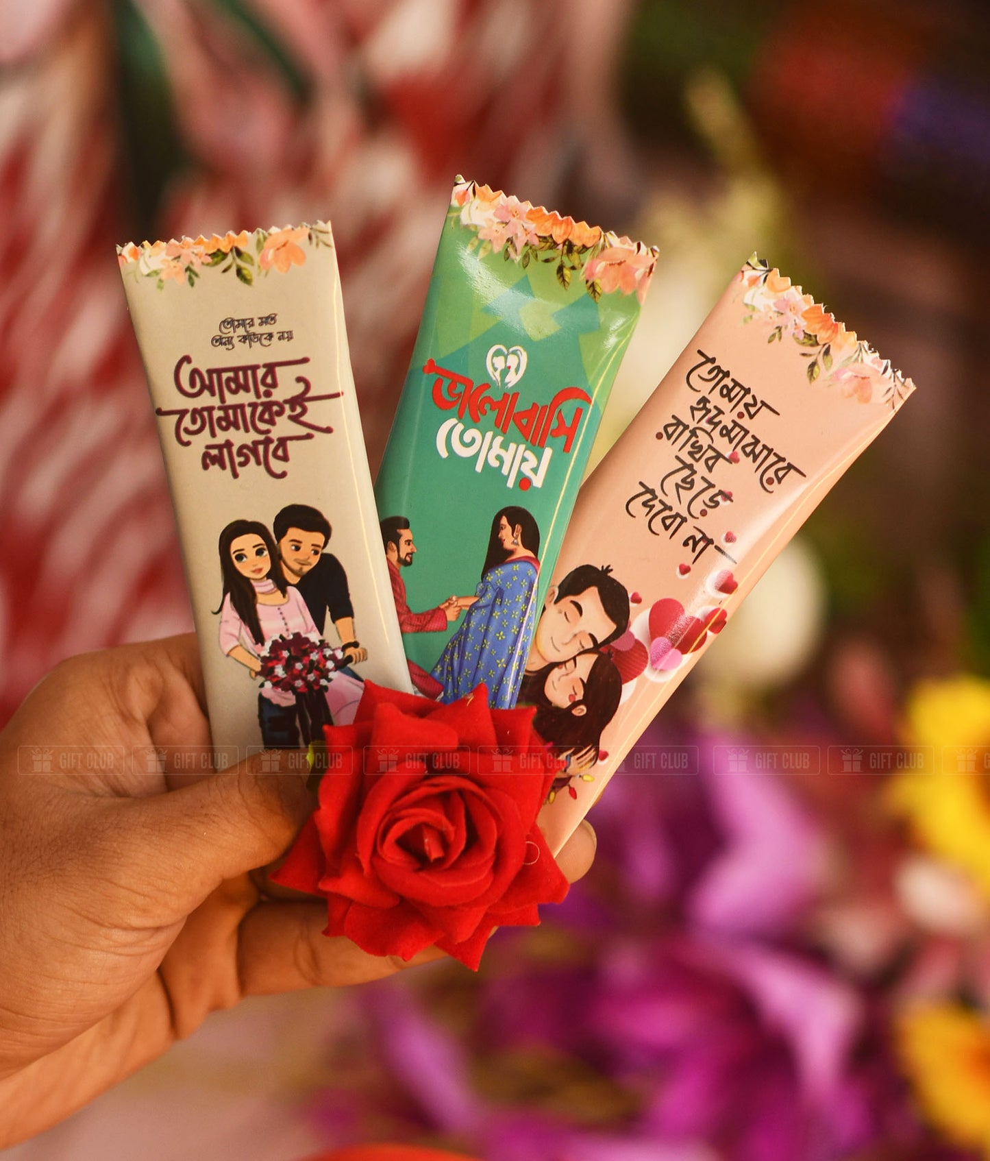 P19 :Valentine Special Heart Necklace & Chocolate Gift Box