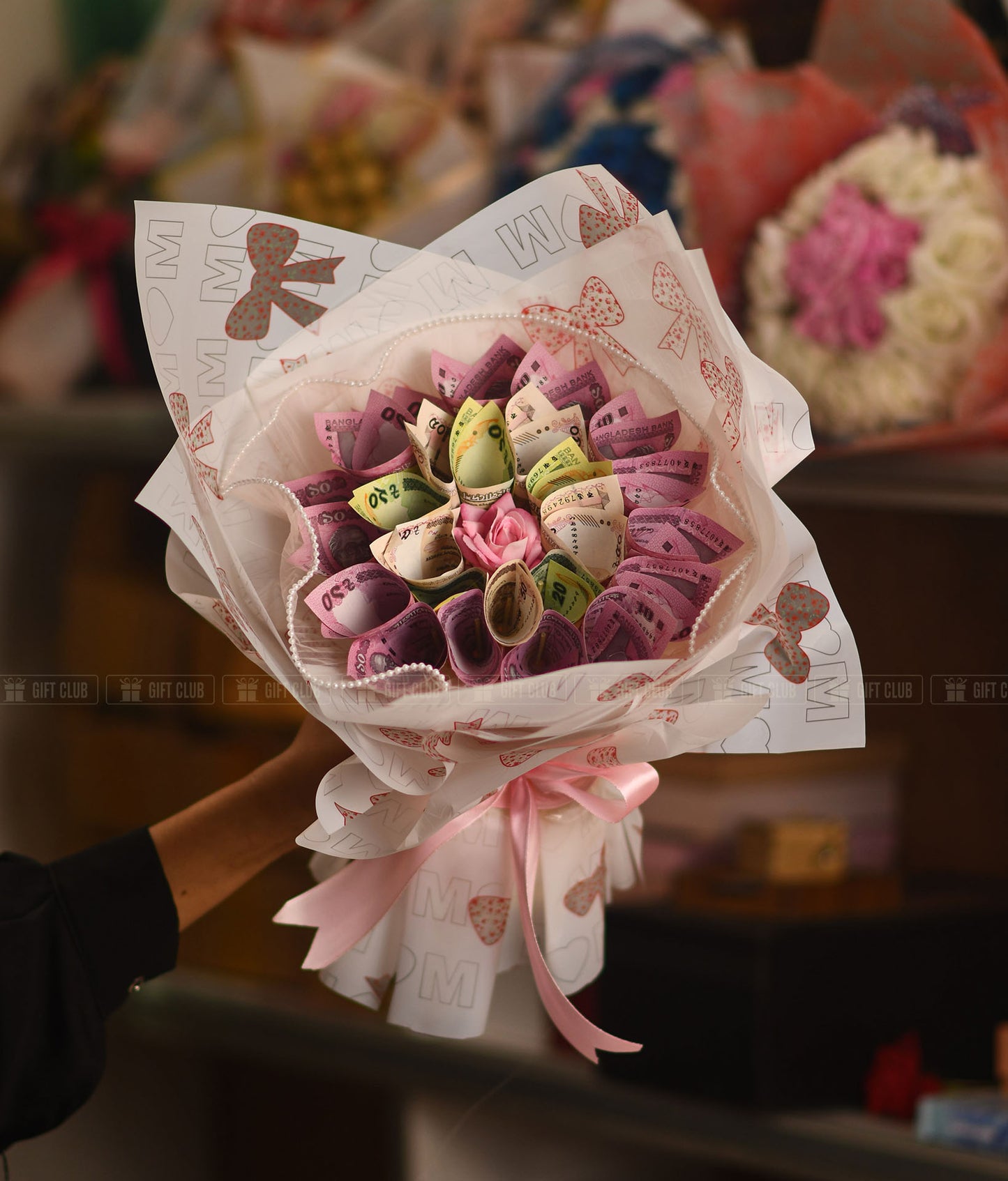 Salami 18 :" Pookie Sweet Affection" Salami Bouquet (500tk)