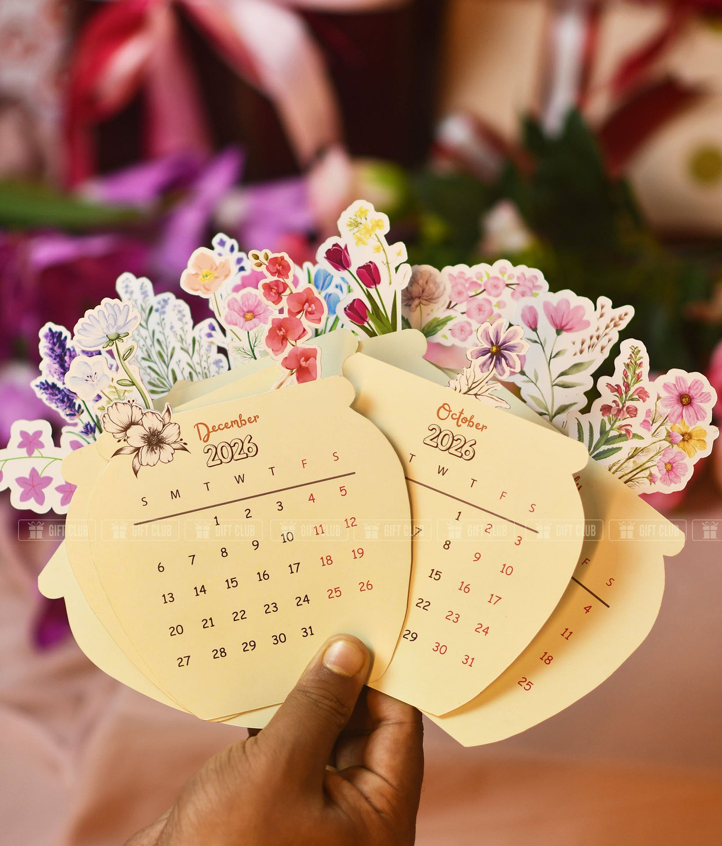 Floral Calendar 2026 - Combo 3