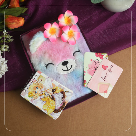 S56 - Velvet Covered Premium Notebook + Gift Cards