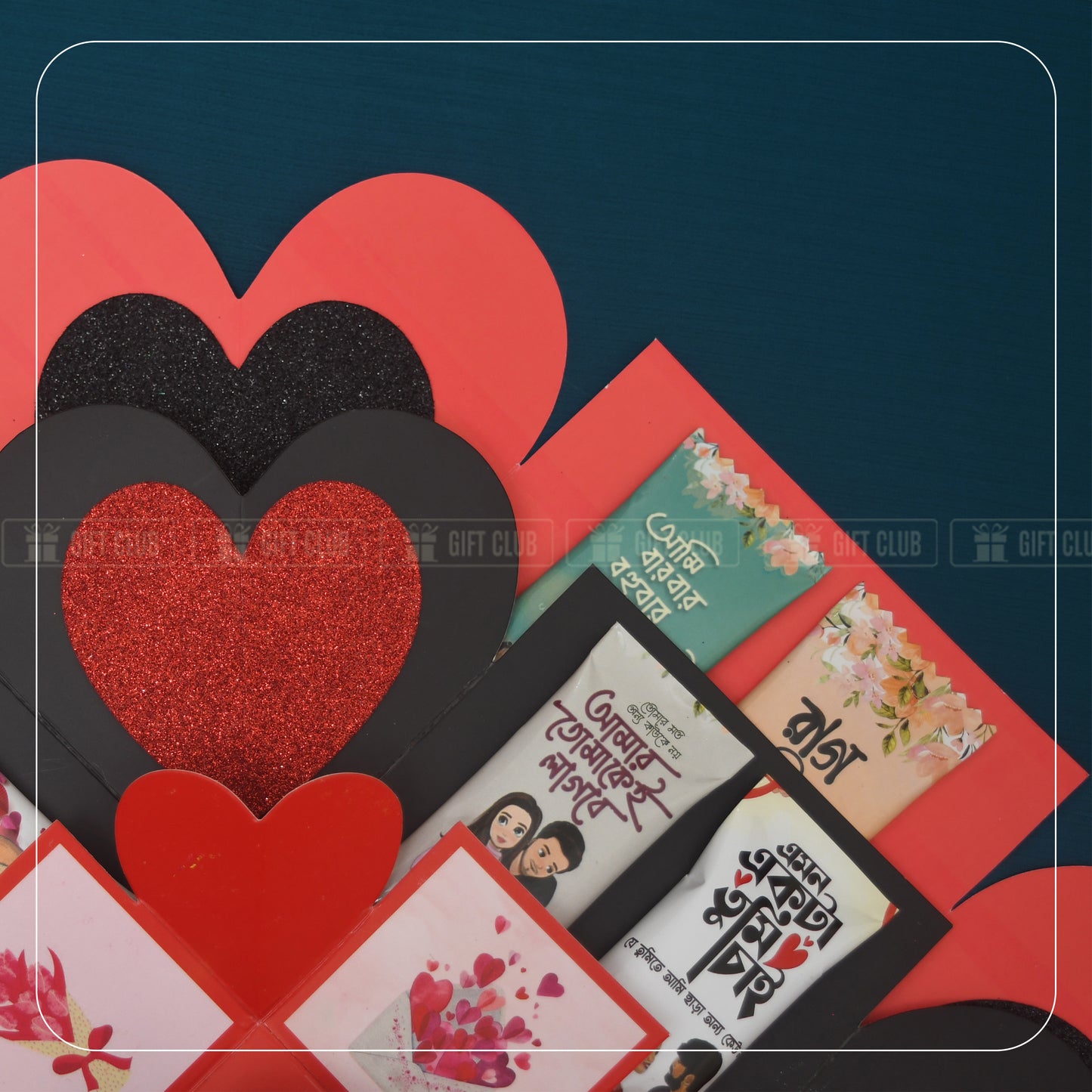 X10 - 3 Layer Magical GIFT box for ANNIVERSARY (With Ring)